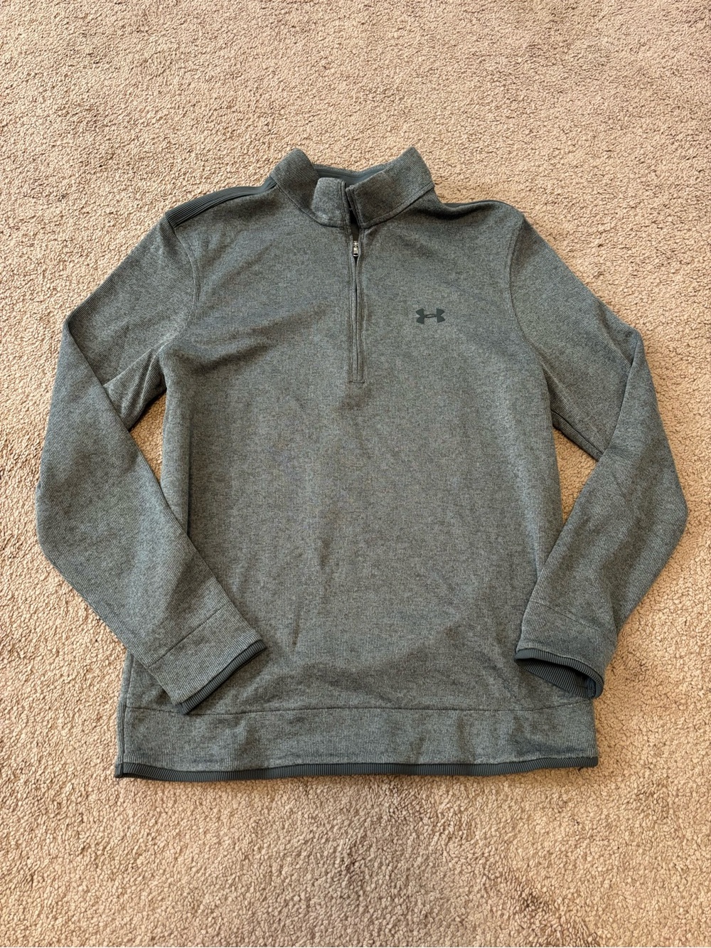 Under Armour Olive Gray Crewneck Pullover
